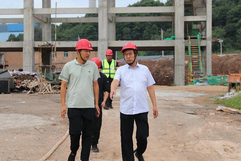 陜西建材科技公司黨委副書記、總經(jīng)理周紅到黃陵新材公司調(diào)研指導(dǎo)工作