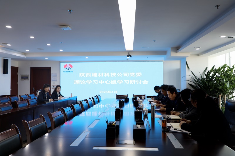 陜西建材科技公司召開黨委理論學(xué)習(xí)中心組學(xué)習(xí)會(huì)議
